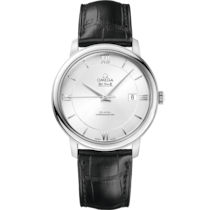 De Ville Prestige 39,5&nbsp;mm, Stahl mit Lederarmband - 42413402002001