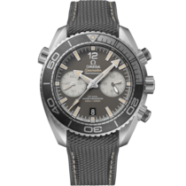 Seamaster Planet Ocean 600M 45.5&nbsp;mm, steel on rubber strap - 21532465101004