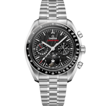 Speedmaster Moonphase 43&nbsp;mm, steel on steel - 30430435201001
