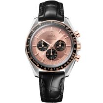 Speedmaster Moonwatch Professional 42&nbsp;mm, steel - Sedna&trade; gold on alligator - 31023425099001