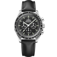 Speedmaster Moonwatch Professional 42&nbsp;mm, acero con pulsera de piel - 31032425001002